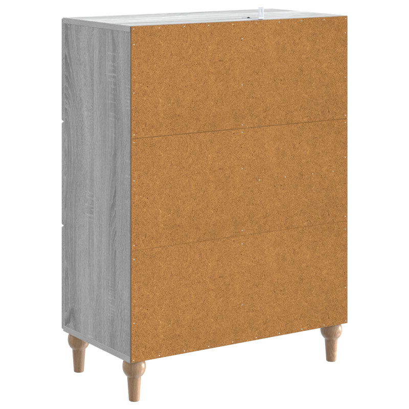 Bufet Szary Sonoma 66 x 34,5 x 90 cm Drewno inżynieryjne