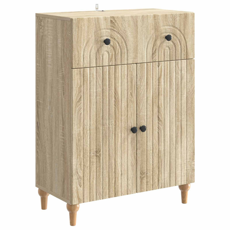 Bufet dąb Sonoma 66 x 34,5 x 90 cm Drewno inżynieryjne