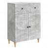 Bufet Betonowy szary 66 x 34,5 x 90 cm Drewno inżynieryjne
