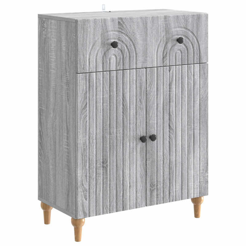 Bufet Szary Sonoma 66 x 34,5 x 90 cm Drewno inżynieryjne