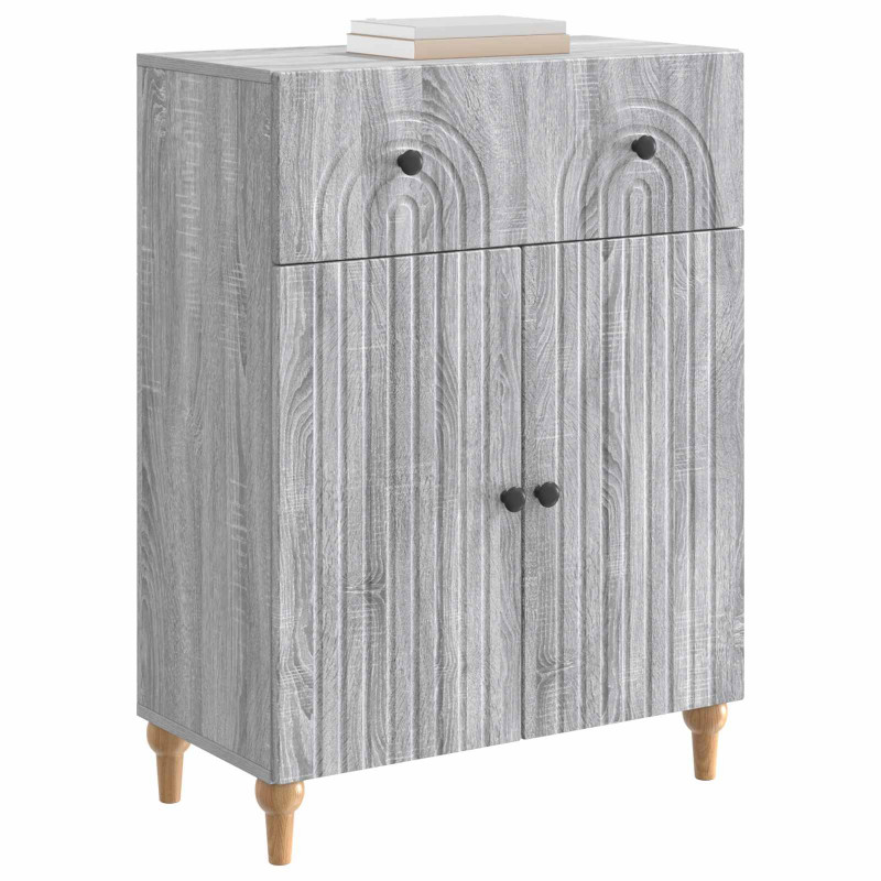 Bufet Szary Sonoma 66 x 34,5 x 90 cm Drewno inżynieryjne