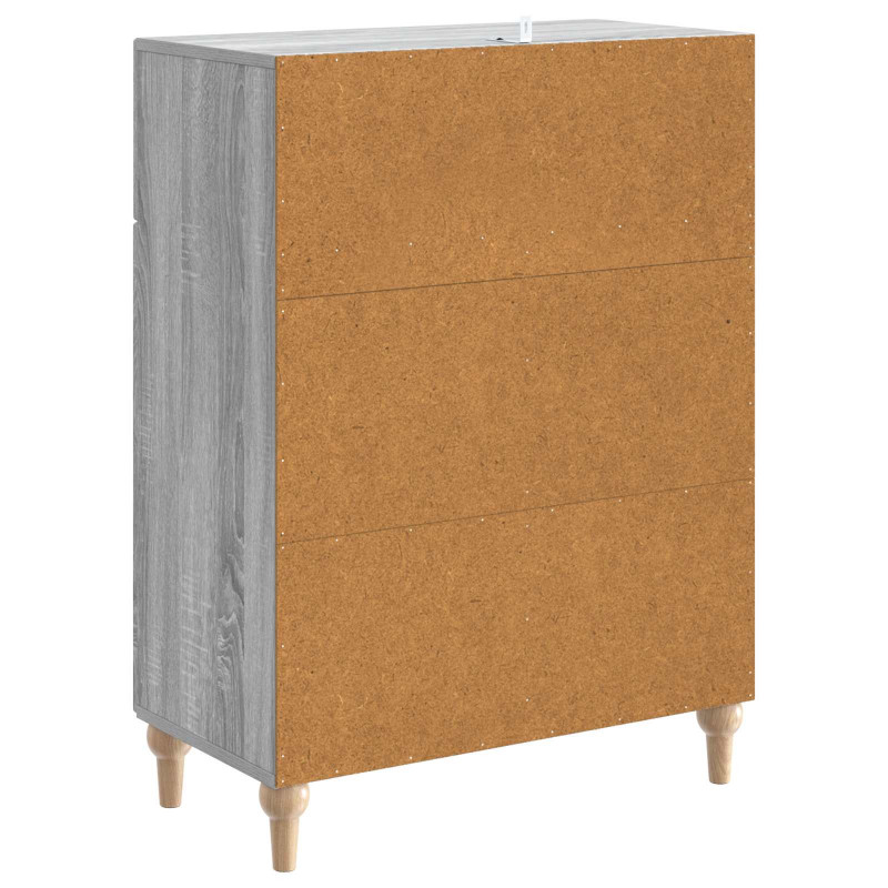 Bufet Szary Sonoma 66 x 34,5 x 90 cm Drewno inżynieryjne