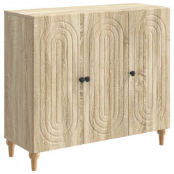Bufet dąb Sonoma 89 x 34,5 x 80 cm Drewno inżynieryjne