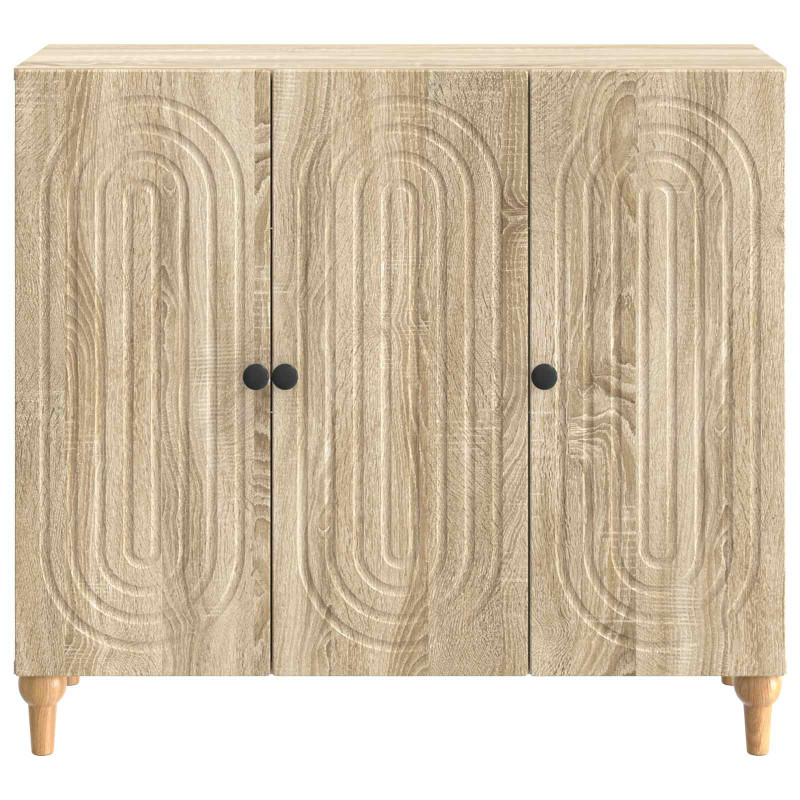 Bufet dąb Sonoma 89 x 34,5 x 80 cm Drewno inżynieryjne