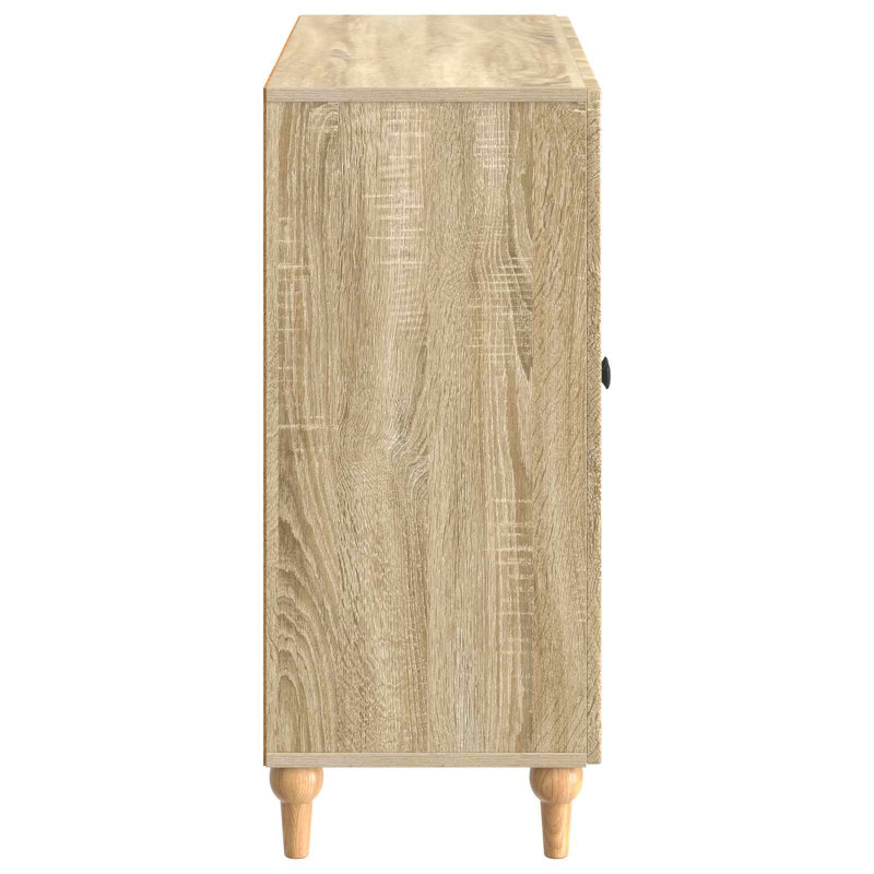 Bufet dąb Sonoma 89 x 34,5 x 80 cm Drewno inżynieryjne