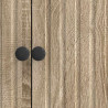 Bufet dąb Sonoma 89 x 34,5 x 80 cm Drewno inżynieryjne
