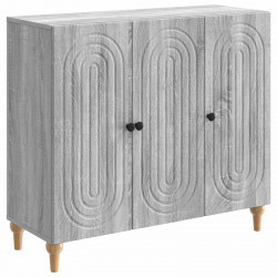 Bufet Szary Sonoma 89 x 34,5 x 80 cm Drewno inżynieryjne