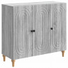 Bufet Szary Sonoma 89 x 34,5 x 80 cm Drewno inżynieryjne