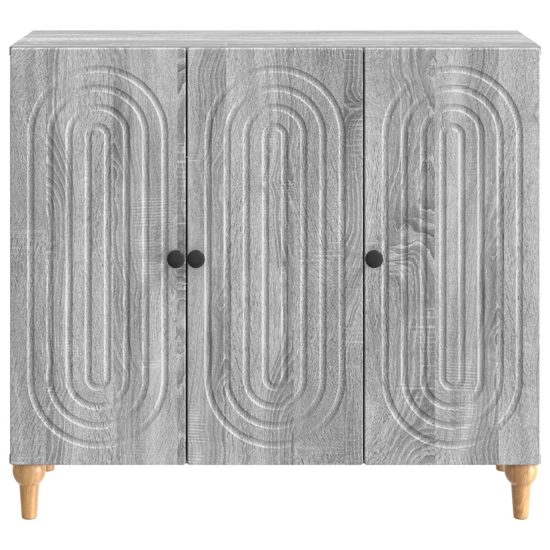 Bufet Szary Sonoma 89 x 34,5 x 80 cm Drewno inżynieryjne