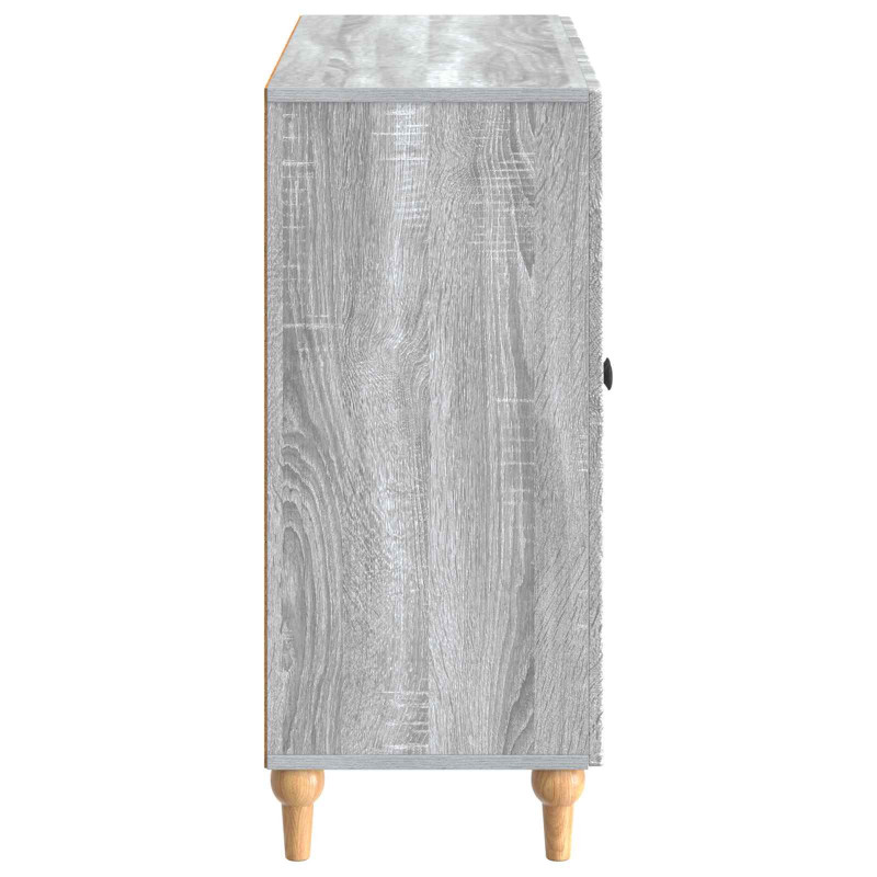 Bufet Szary Sonoma 89 x 34,5 x 80 cm Drewno inżynieryjne