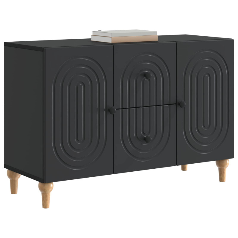 Szafka pod telewizor z szufladą Czarny 89 x 34,5 x 60 cm