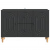 Szafka pod telewizor z szufladą Czarny 89 x 34,5 x 60 cm