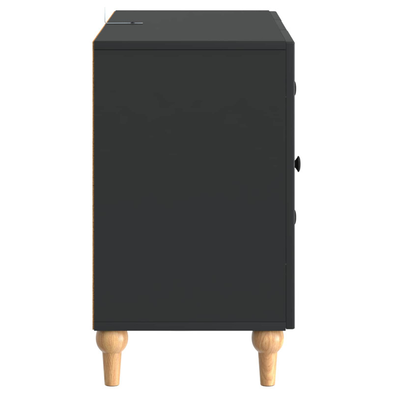 Szafka pod telewizor z szufladą Czarny 89 x 34,5 x 60 cm