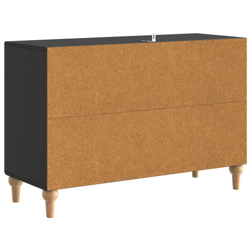 Szafka pod telewizor z szufladą Czarny 89 x 34,5 x 60 cm