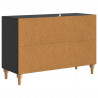 Szafka pod telewizor z szufladą Czarny 89 x 34,5 x 60 cm