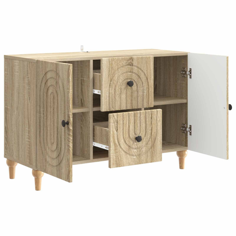 Szafka pod telewizor z szufladą dąb Sonoma 89 x 34,5 x 60 cm