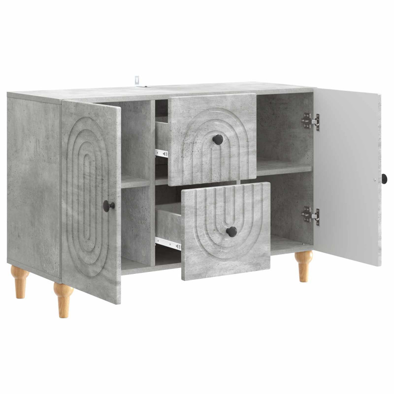 Szafka pod telewizor Betonowy szary 89 x 34,5 x 60 cm