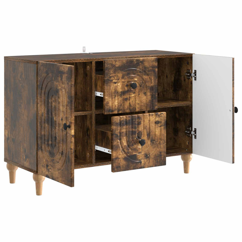 Szafka pod telewizor Dąb wędzony 89 x 34,5 x 60 cm