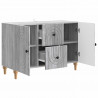 Szafka pod telewizor z szufladą Szary Sonoma 89 x 34,5 x 60 cm