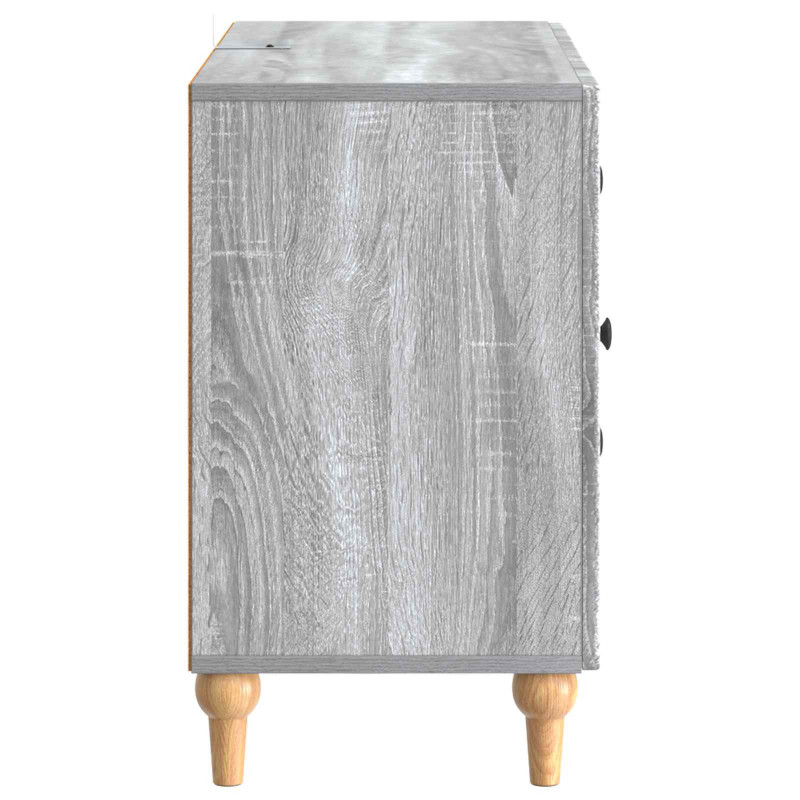 Szafka pod telewizor z szufladą Szary Sonoma 89 x 34,5 x 60 cm