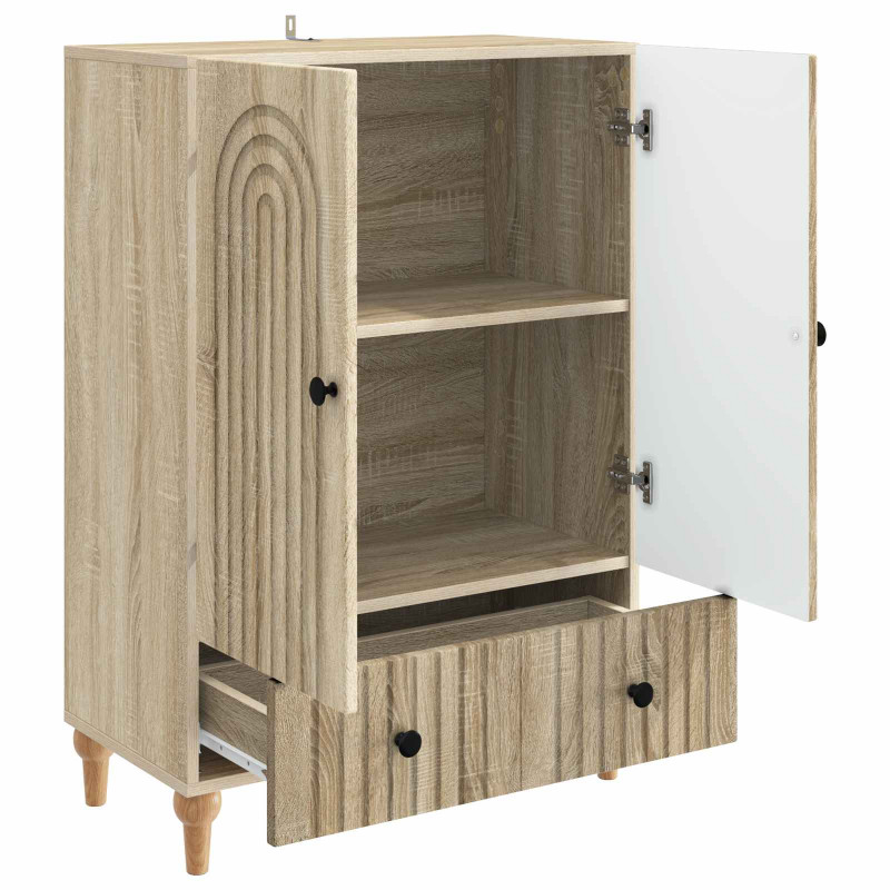 Bufet dąb Sonoma 66 x 34,5 x 95 cm Drewno inżynieryjne