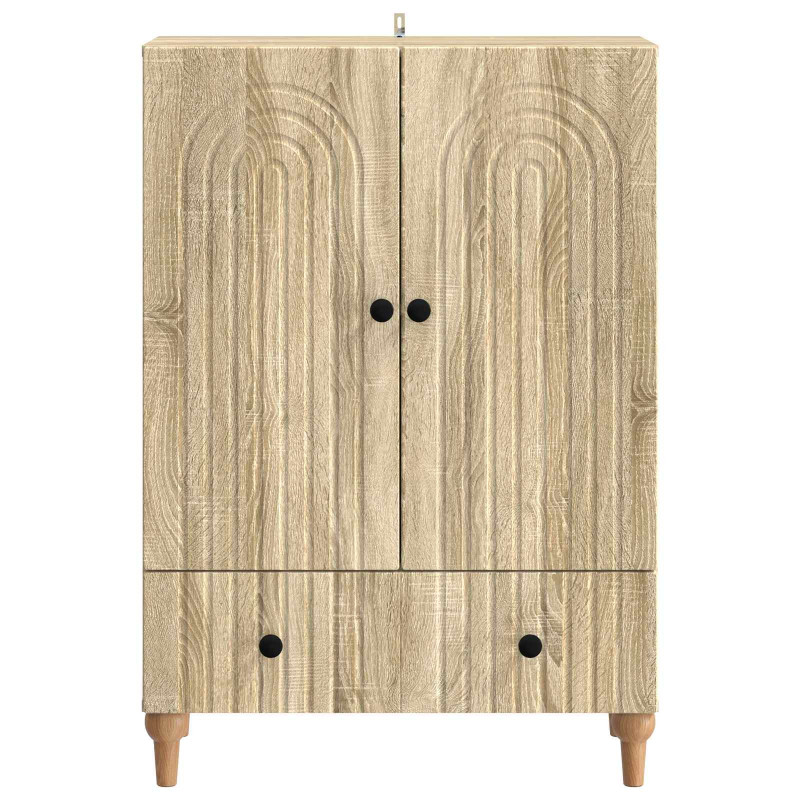 Bufet dąb Sonoma 66 x 34,5 x 95 cm Drewno inżynieryjne