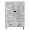 Bufet Betonowy szary 66 x 34,5 x 95 cm Drewno inżynieryjne