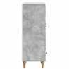 Bufet Betonowy szary 66 x 34,5 x 95 cm Drewno inżynieryjne