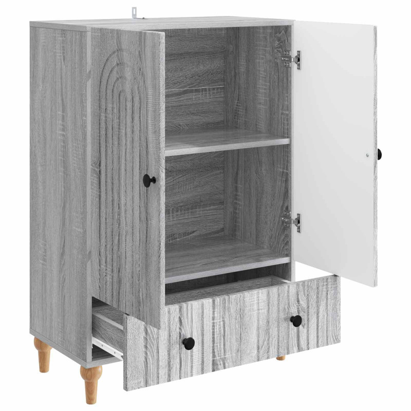 Bufet Szary Sonoma 66 x 34,5 x 95 cm Drewno inżynieryjne