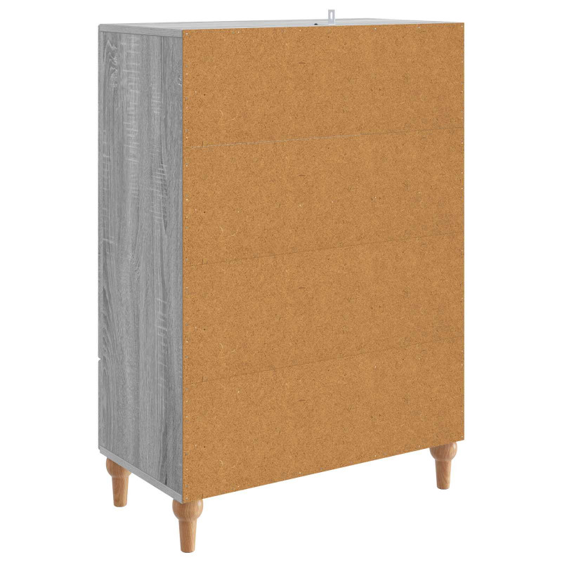 Bufet Szary Sonoma 66 x 34,5 x 95 cm Drewno inżynieryjne
