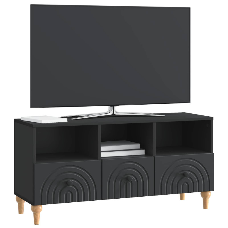 Szafka pod telewizor Czarny 102 x 34,5 x 50 cm
