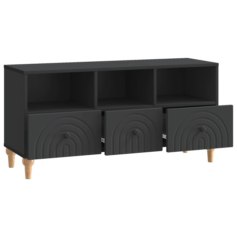 Szafka pod telewizor Czarny 102 x 34,5 x 50 cm