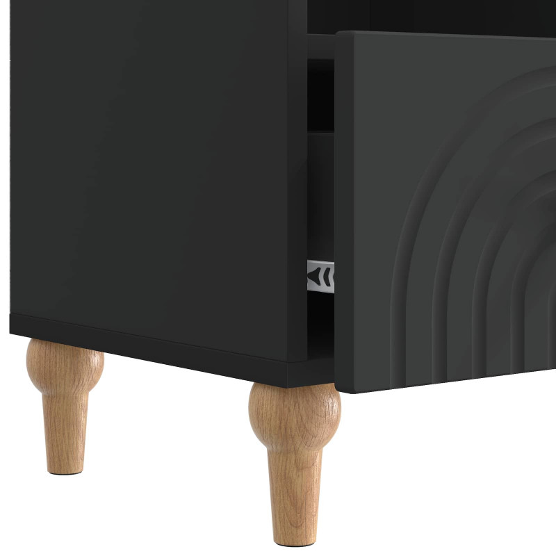Szafka pod telewizor Czarny 102 x 34,5 x 50 cm