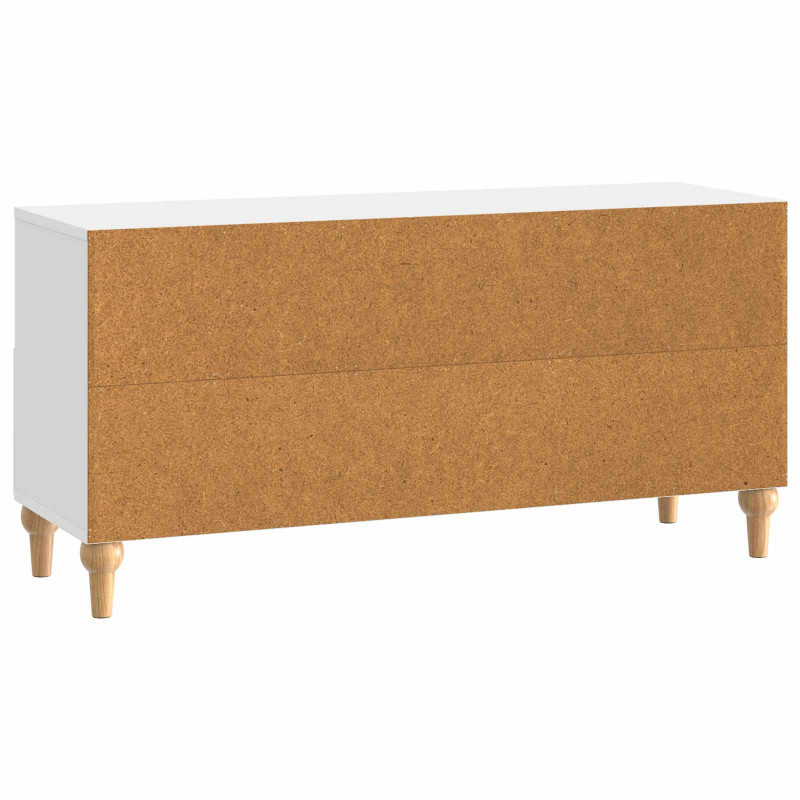 Szafka pod telewizor Biały Wysoki Połysk 102 x 34,5 x 50 cm
