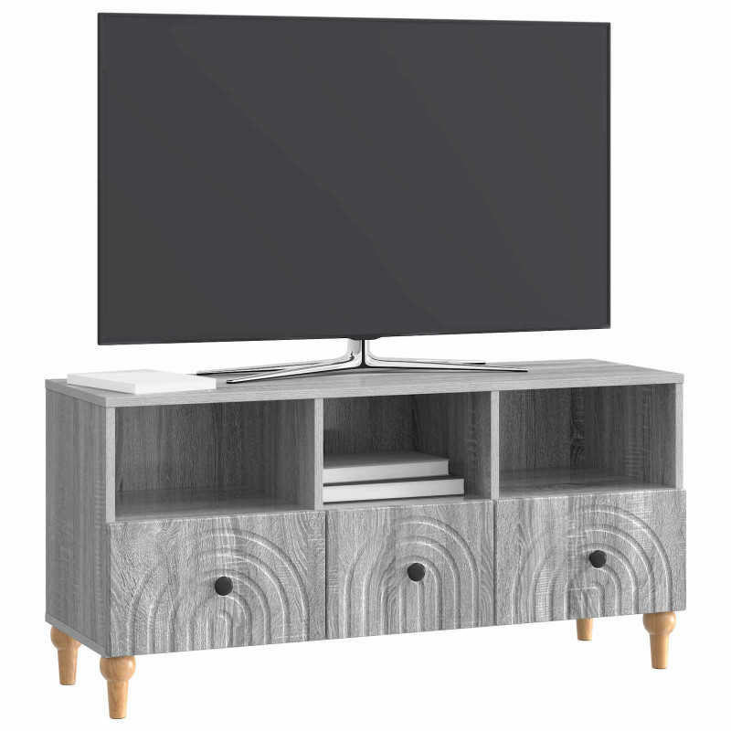 Szafka pod telewizor Szary Sonoma 102 x 34,5 x 50 cm