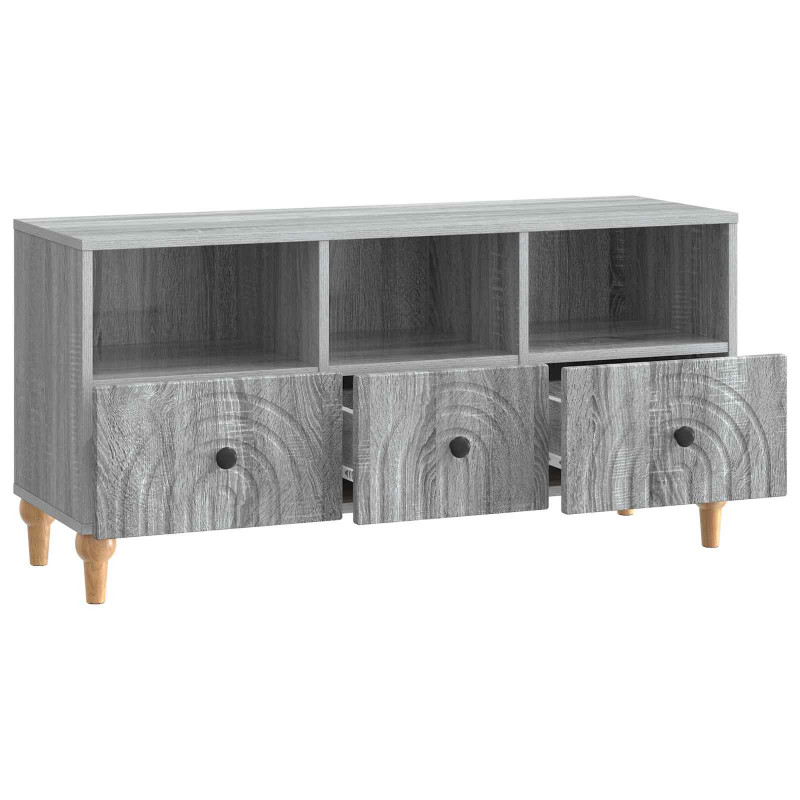 Szafka pod telewizor Szary Sonoma 102 x 34,5 x 50 cm