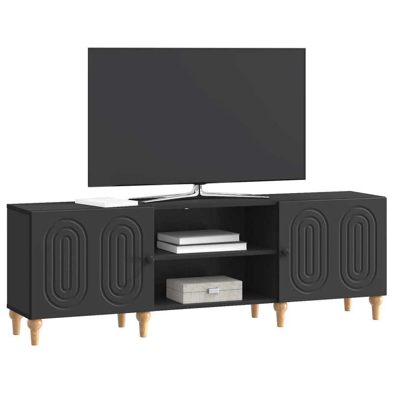 Szafka pod telewizor Czarny 150 x 31 x 50 cm