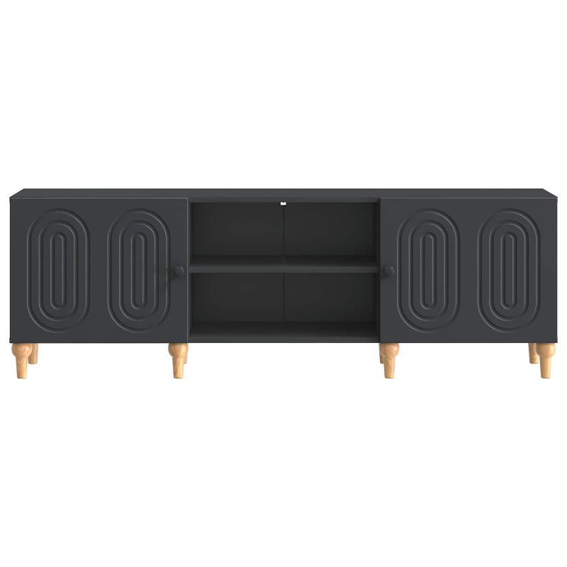 Szafka pod telewizor Czarny 150 x 31 x 50 cm