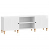 Szafka pod telewizor Biały wysoki połysk 150 x 31 x 50 cm