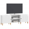 Szafka pod telewizor Biały wysoki połysk 150 x 31 x 50 cm