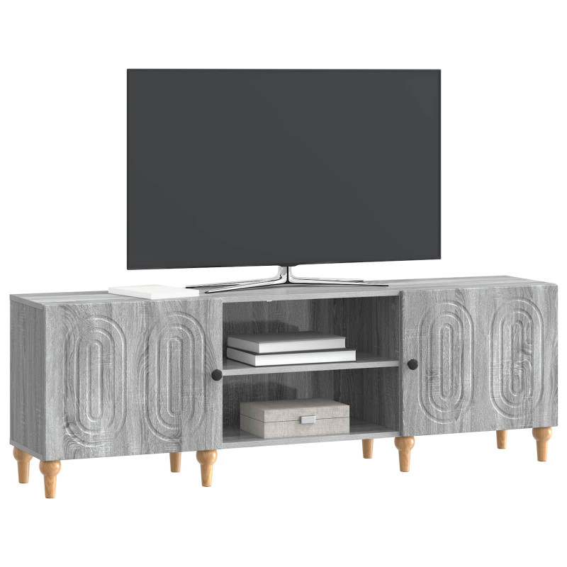 Szafka pod telewizor Szary Sonoma 150 x 31 x 50 cm