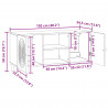 Szafka pod telewizor Betonowy szary 102 x 34,5 x 50 cm