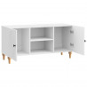 Szafka pod telewizor Biały wysoki połysk 102 x 34,5 x 50 cm