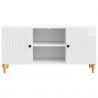Szafka pod telewizor Biały wysoki połysk 102 x 34,5 x 50 cm