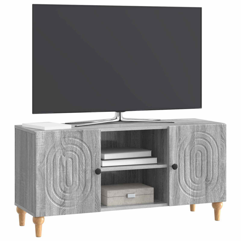 Szafka pod telewizor Szary Sonoma 102 x 34,5 x 50 cm