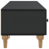 Szafka pod telewizor z szufladą Czarny 147 x 34,5 x 30 cm
