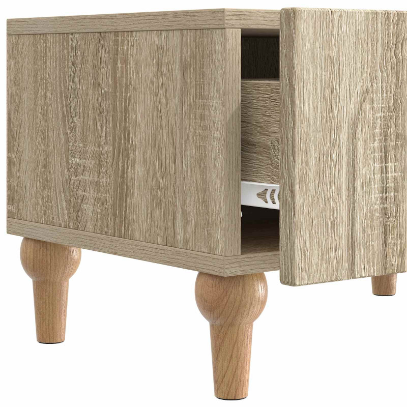 Szafka pod telewizor z szufladą dąb Sonoma 147 x 34,5 x 30 cm