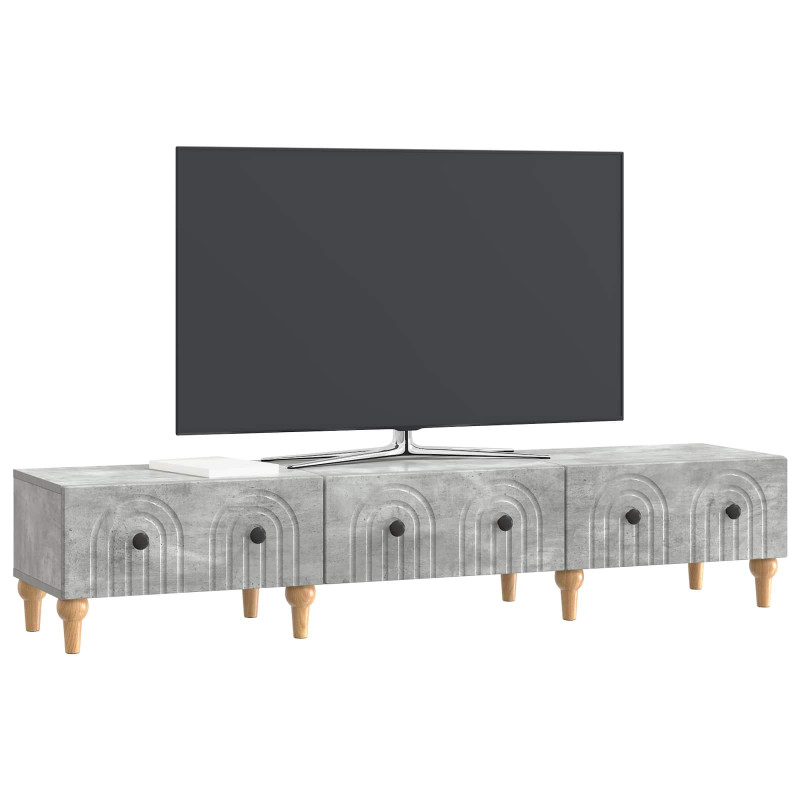 Szafka pod telewizor Betonowy szary 147 x 34,5 x 30 cm