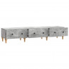 Szafka pod telewizor Betonowy szary 147 x 34,5 x 30 cm