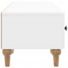 Szafka pod telewizor Biały wysoki połysk 147 x 34,5 x 30 cm